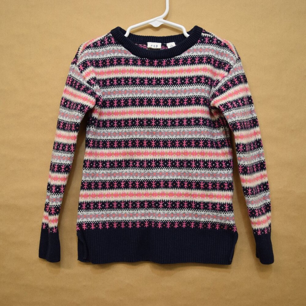 Gap Kids Fair Isle Knit Sweater – Size XS (4–5)